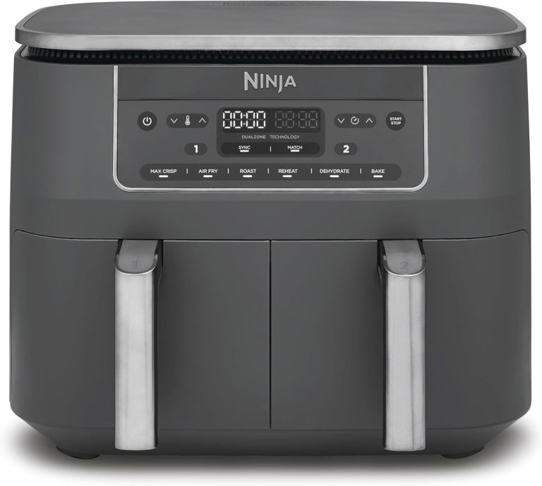 Ninja Dual Zone 6-in-1 7.6L Air Fryer, Gunmetal - DZ300UK